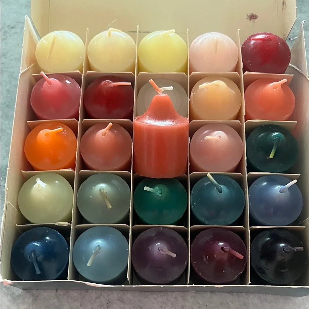 PartyLite Teal Candle Holder Box